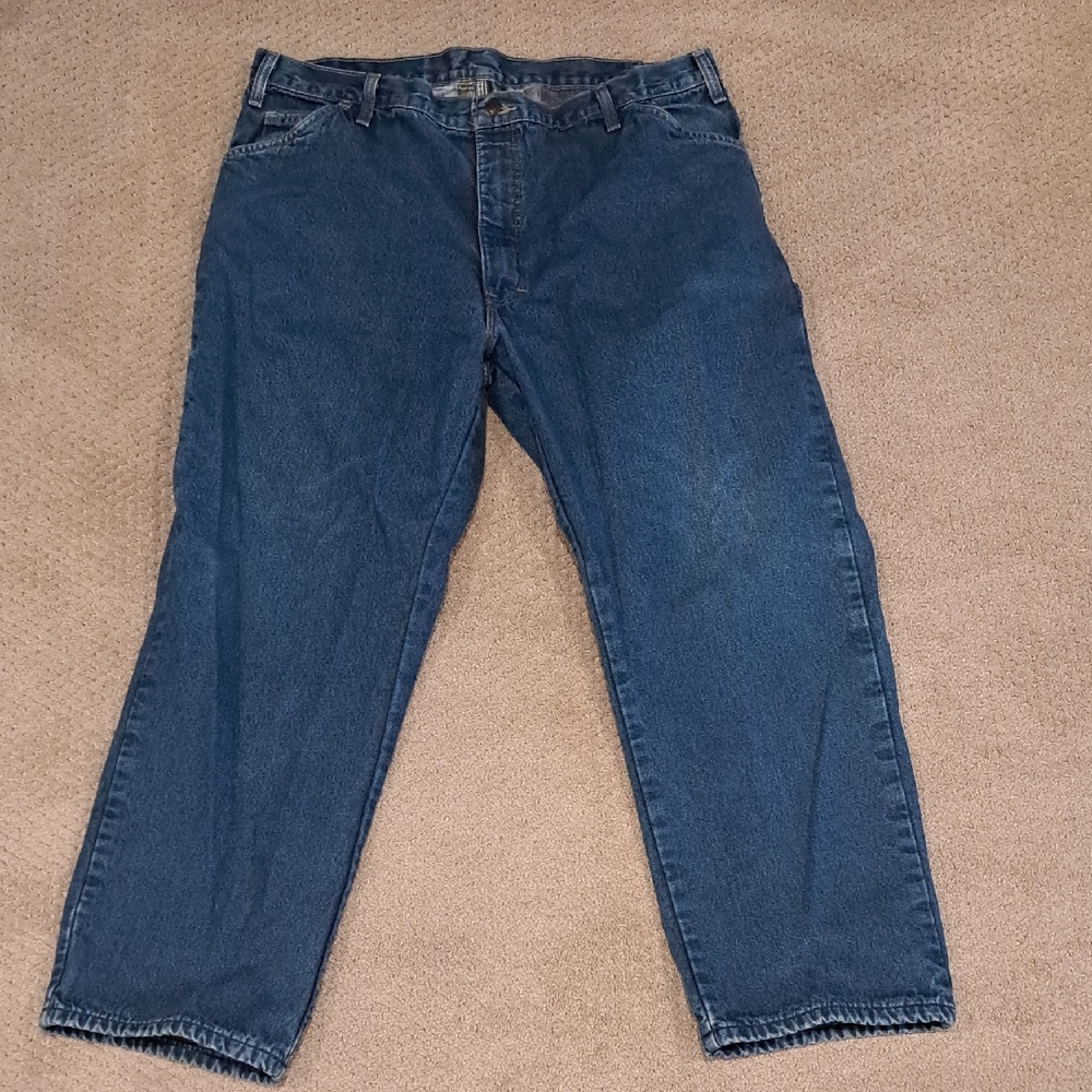 Dickies Men's Relaxed Fit Blue Jeans Size 42 X 30